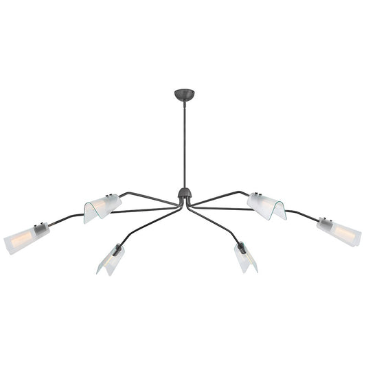 Altman LED Chandelier in Gunmetal