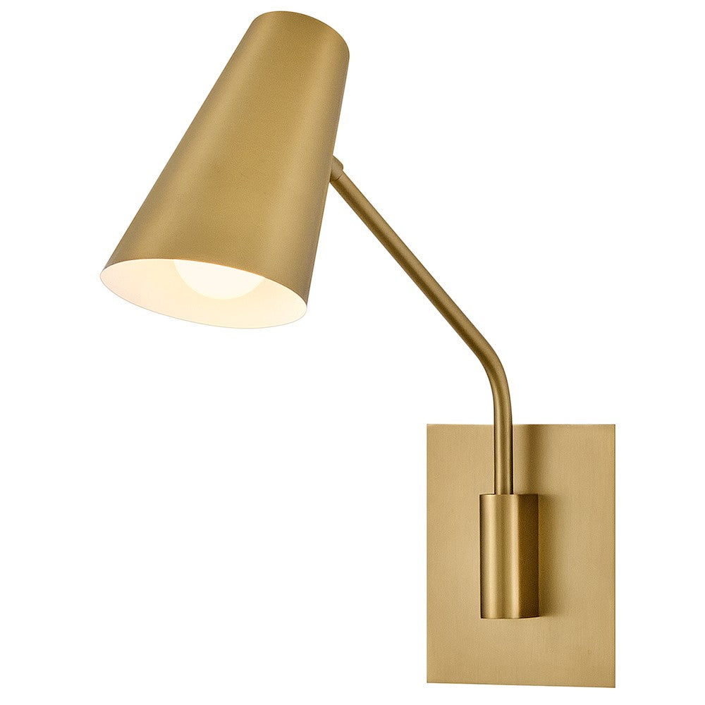 Bray LED Wall Sconce in Lacquered Brass