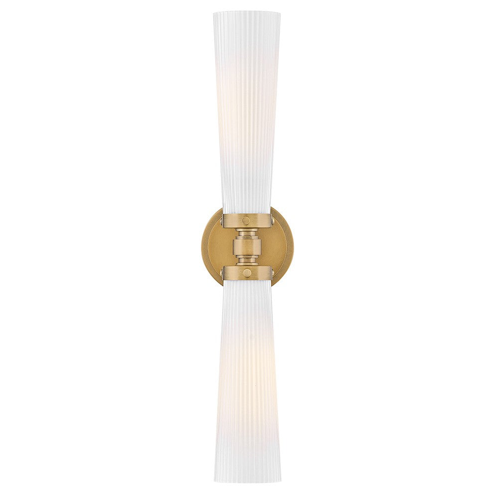 Jude LED Vanity in Heritage Brass