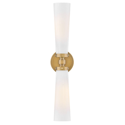 Jude LED Vanity in Heritage Brass