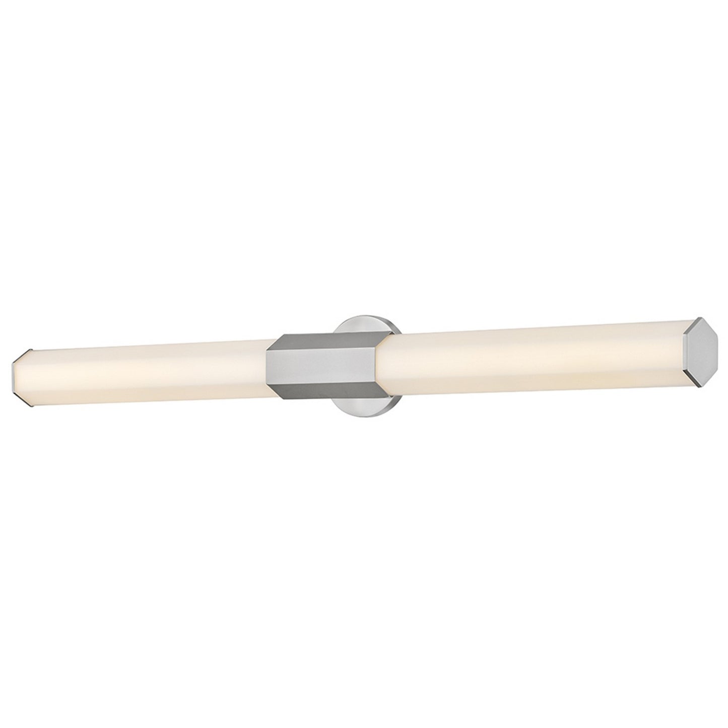 Facet LED Vanity in Polished Nickel