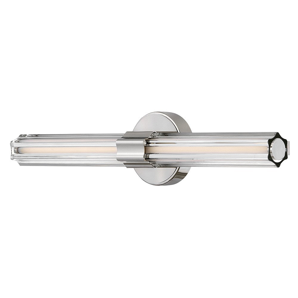 Georgette LED Vanity in Polished Nickel