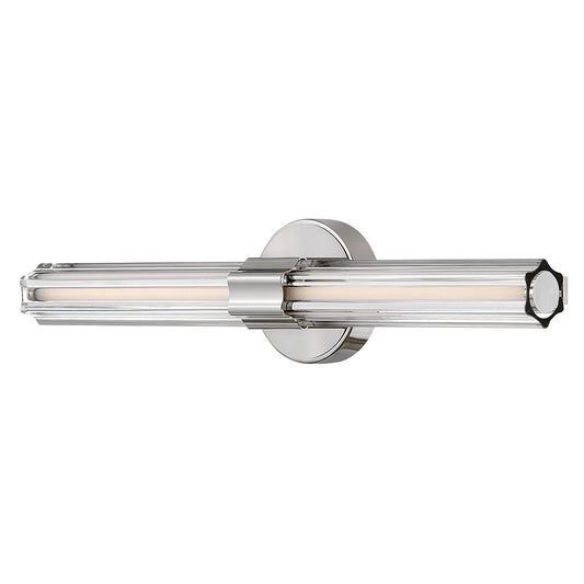Georgette LED Vanity in Polished Nickel