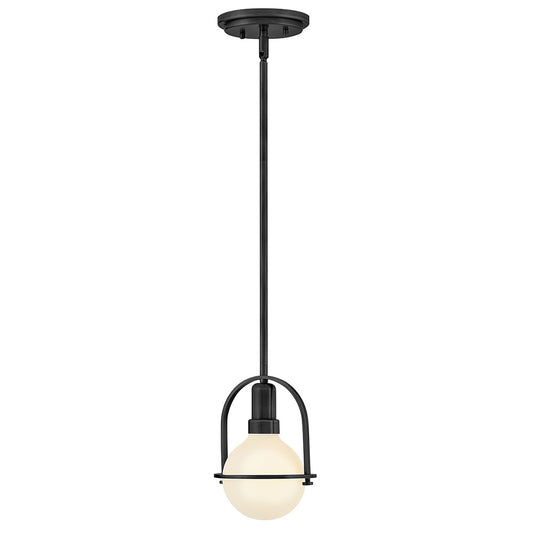 Somerset LED Convertible Semi-Flush Mount in Black