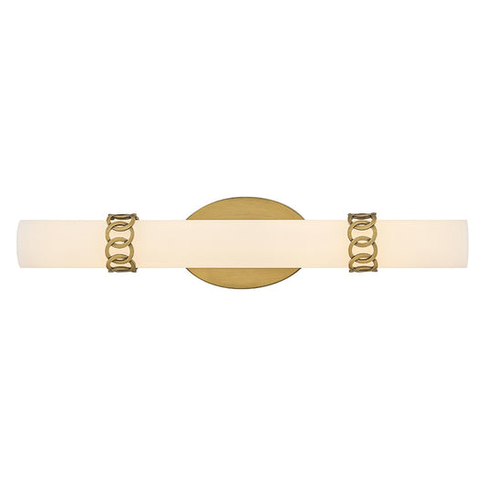 Eliza LED Vanity in Lacquered Brass