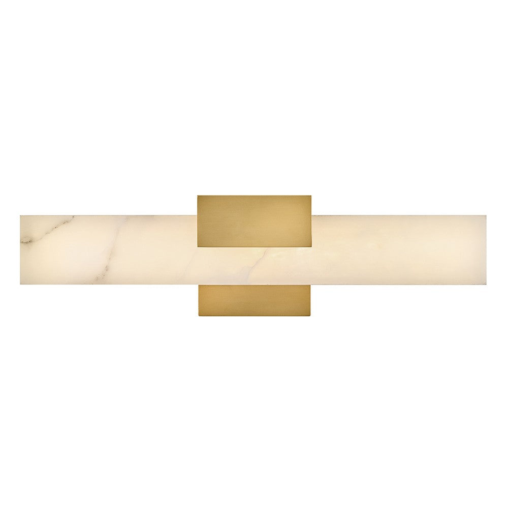 Cadiz LED Vanity in Heritage Brass
