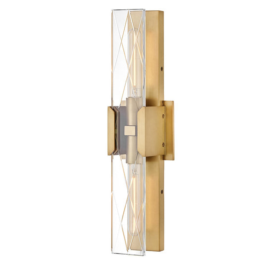 Monte LED Wall Sconce in Heritage Brass