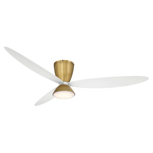 Hourglass 58"Ceiling Fan in Legacy Brass