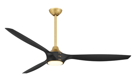Pierce 65"Ceiling Fan in Legacy Brass