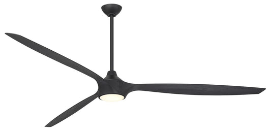 Pierce 84"Ceiling Fan in Coal Black