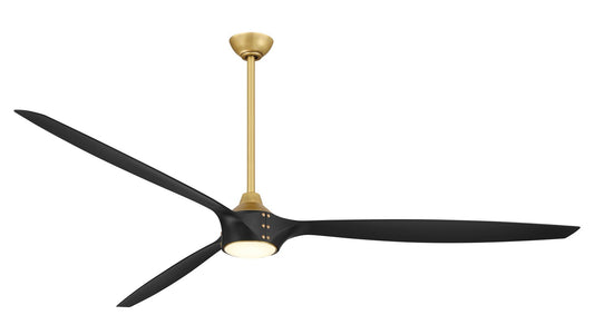 Pierce 84"Ceiling Fan in Legacy Brass