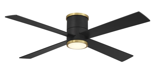 Falco 54"Ceiling Fan in Coal Black