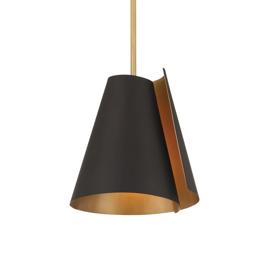 Hillcrest One Light Pendant in Dark Bronze