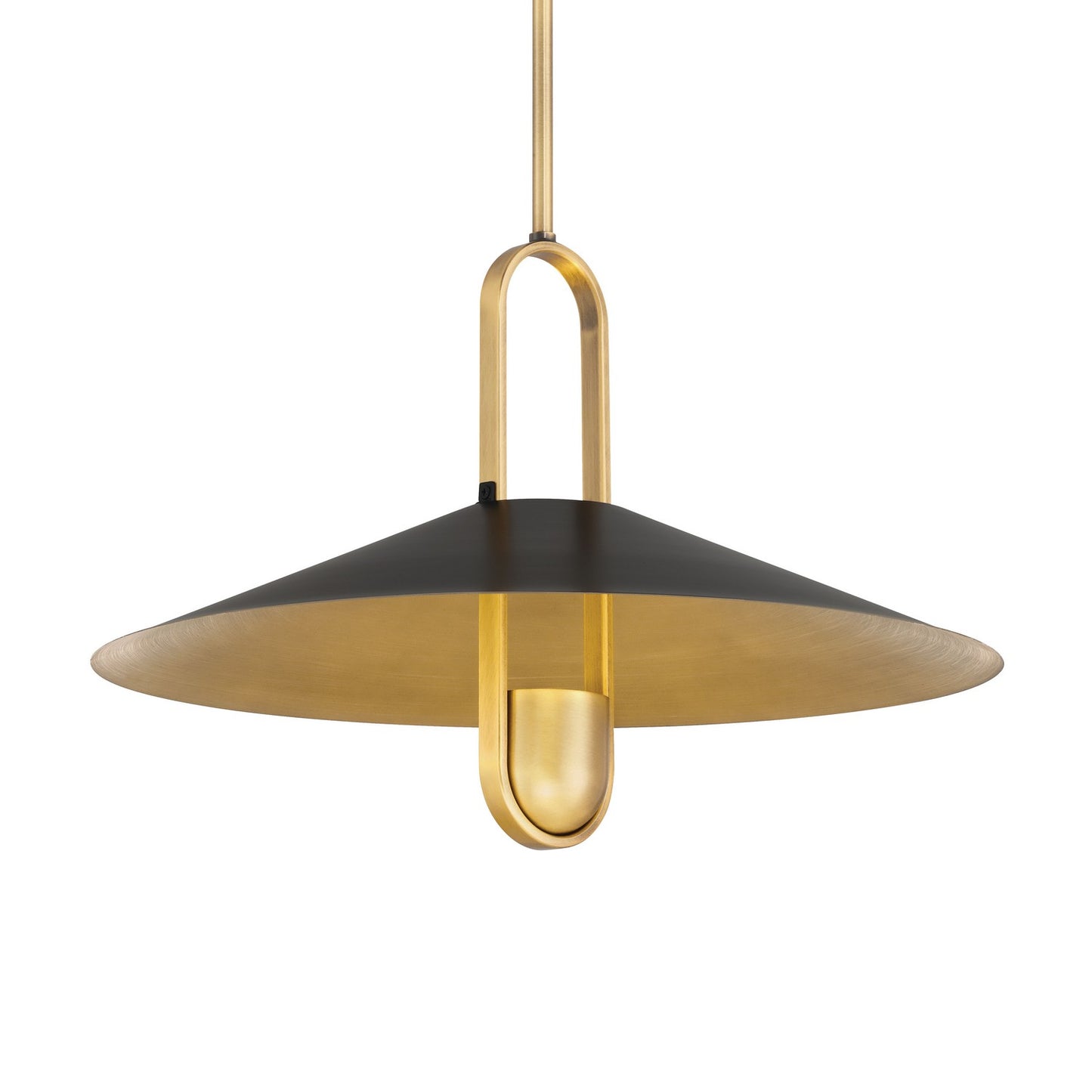 Goldenridge One Light Pendant in Matte Black