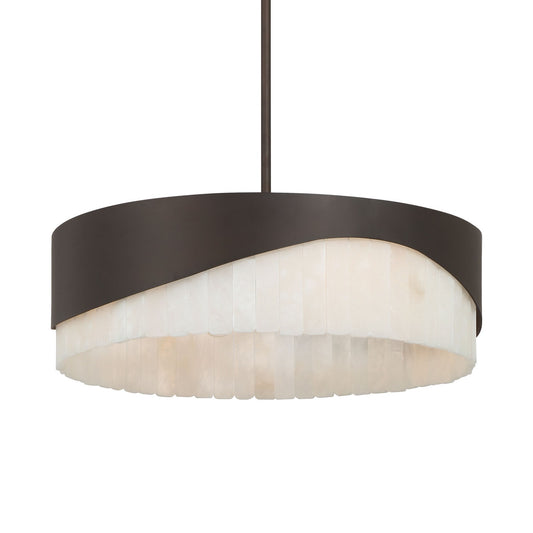 Sway Four Light Pendant in Dark Bronze
