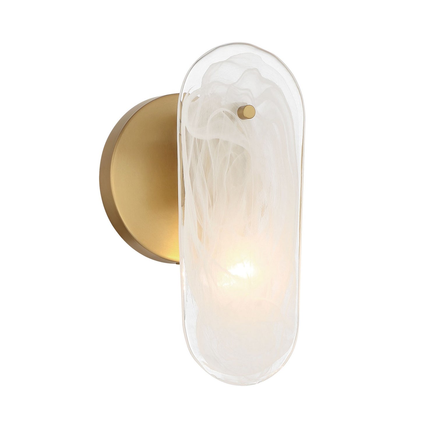 Oldmill One Light Wall Sconce in Legacy Brass