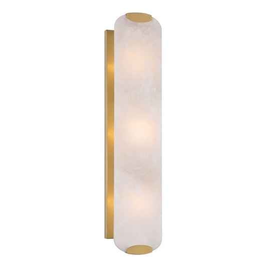 Glowstone Three Light Wall Sconce in Legacy Brass