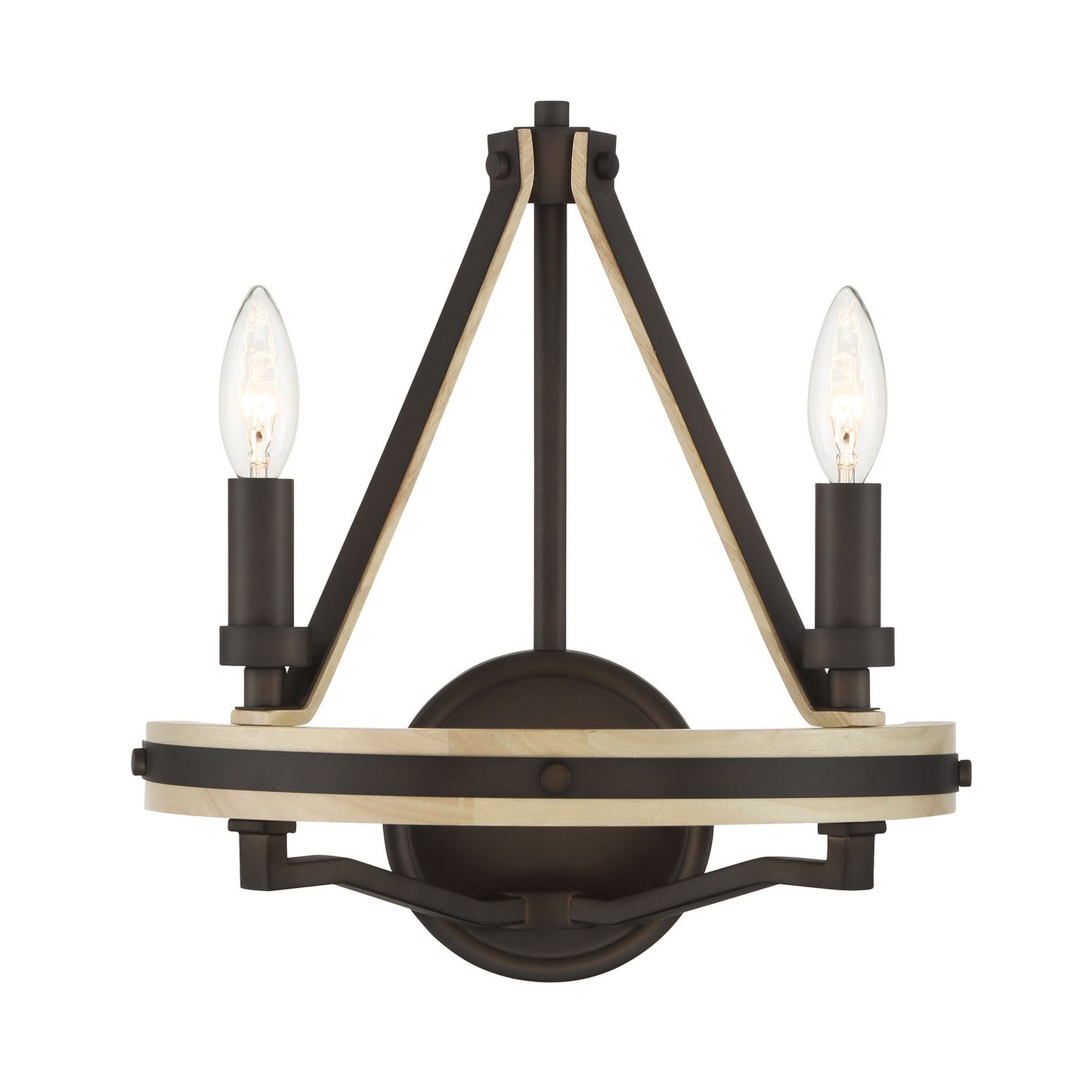 Sonoma Two Light Wall Sconce in Dark Bronze
