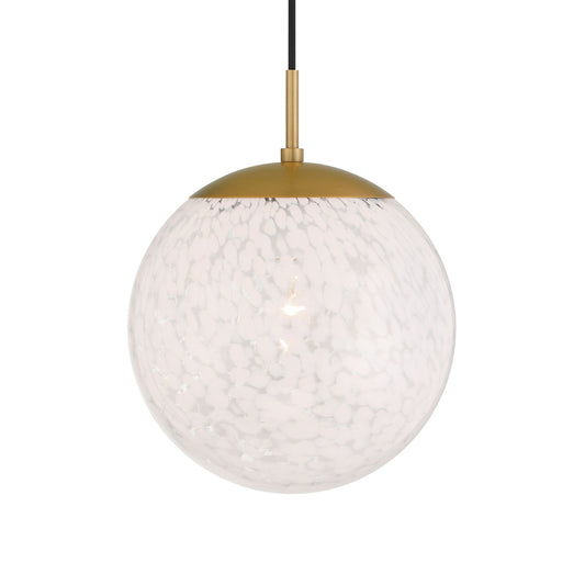 Langford One Light Pendant in Legacy Brass
