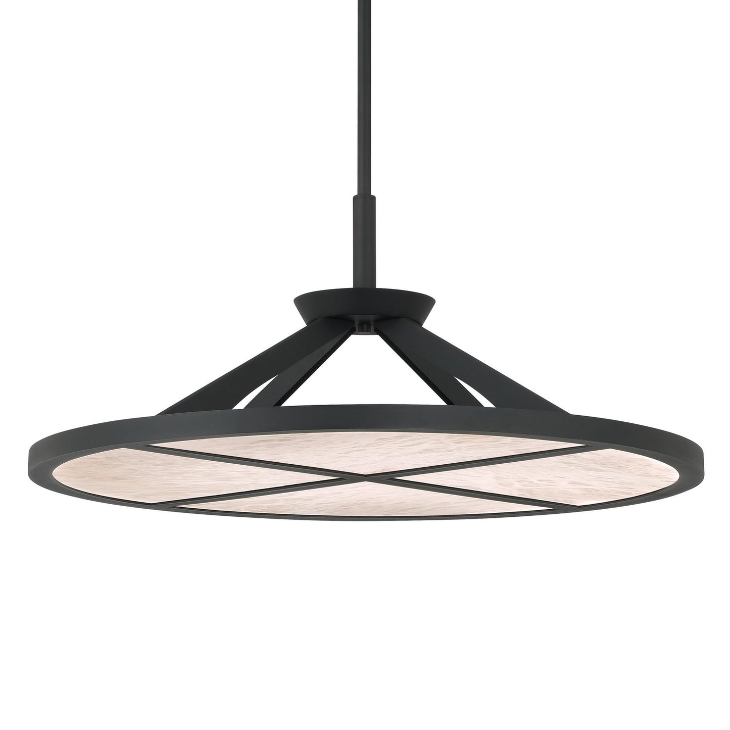 Stiles LED Pendant in Sand Coal Black