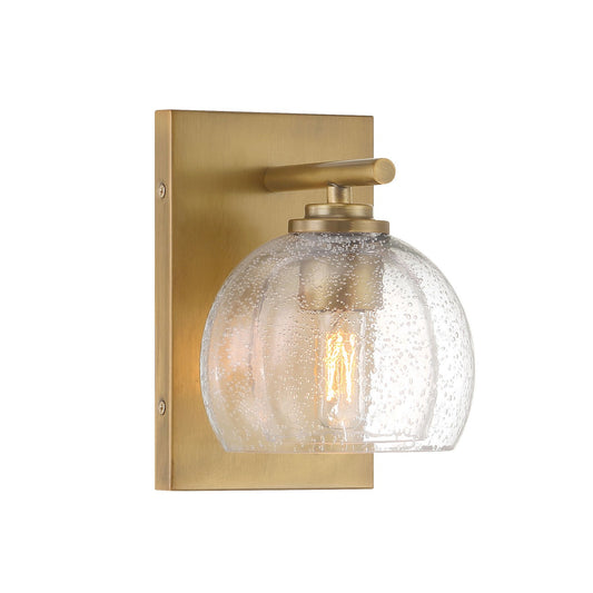 Glint One Light Vanity in Legacy Brass
