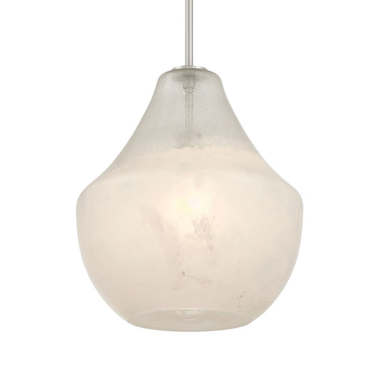 Pacific One Light Pendant in Brushed Nickel