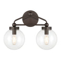 Stella Two Light Vanity in Dark Bronze