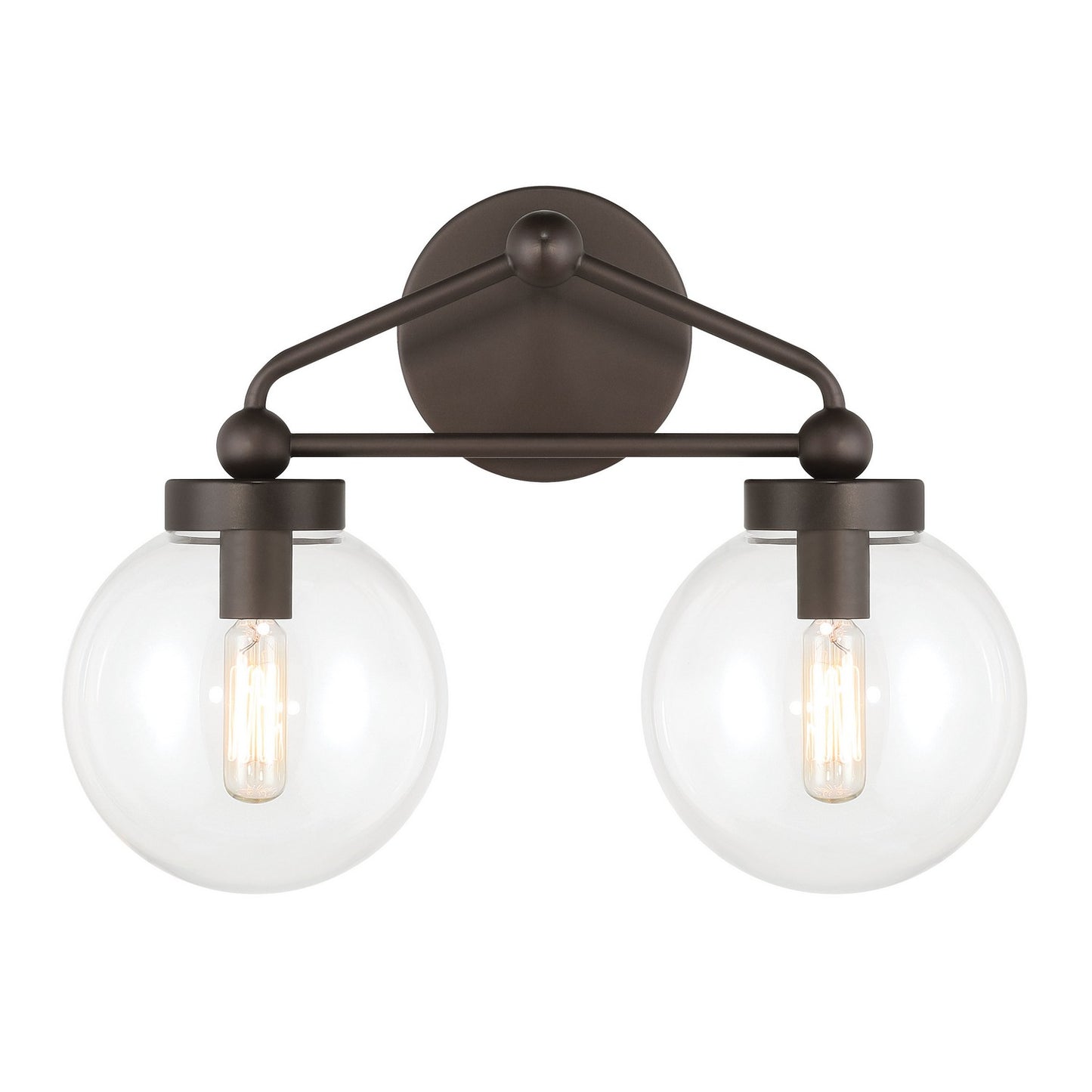 Stella Two Light Vanity in Dark Bronze