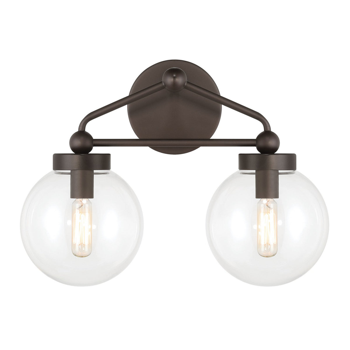 Stella Two Light Vanity in Dark Bronze