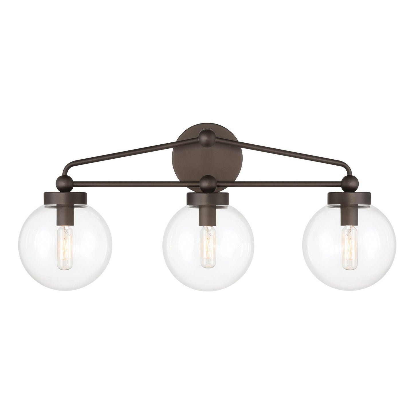 Stella Three Light Vanity in Dark Bronze