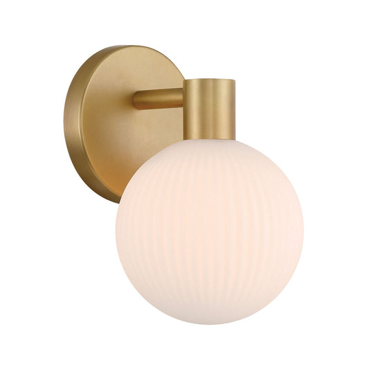 Fenton One Light Vanity in Legacy Brass