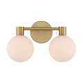 Fenton Two Light Vanity in Legacy Brass