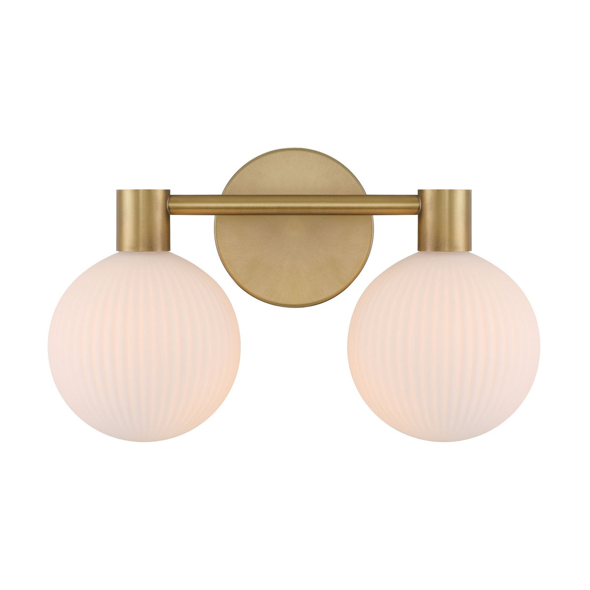 Fenton Two Light Vanity in Legacy Brass