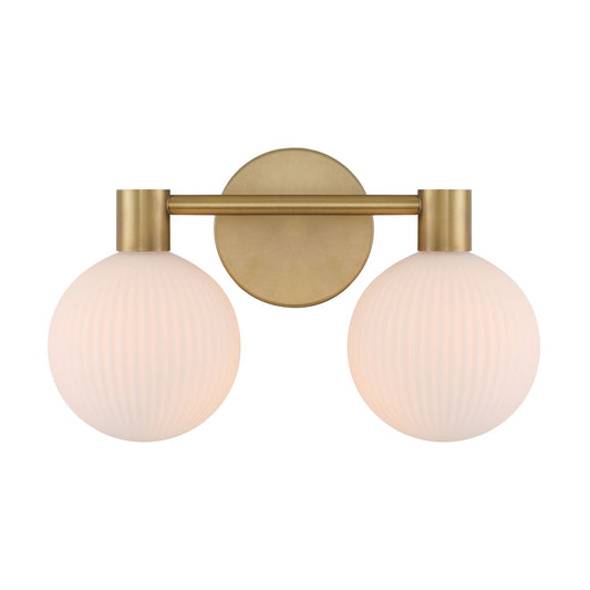 Fenton Two Light Vanity in Legacy Brass