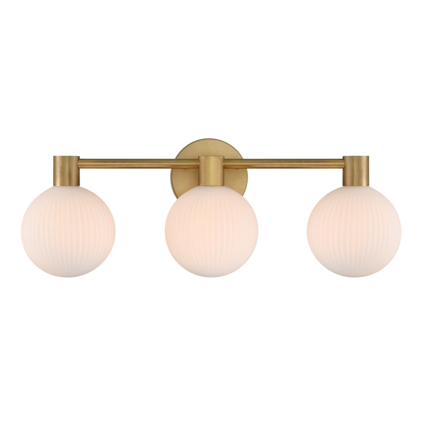 Fenton Three Light Vanity in Legacy Brass