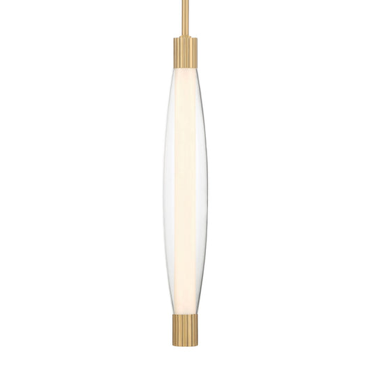 Verto LED Pendant in Legacy Brass