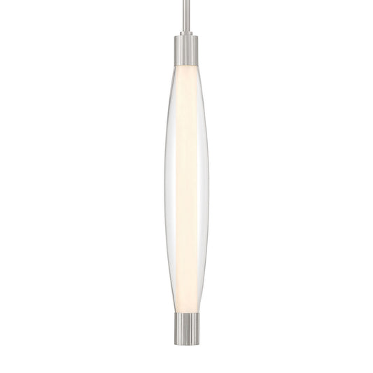 Verto LED Pendant in Brushed Nickel