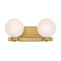 Mooncrest Two Light Vanity in Legacy Brass