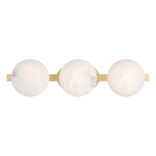 Zill LED Vanity in Lily Gold