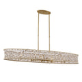 Horsmore Eight Light Island Pendant in Painted Legacy Brass