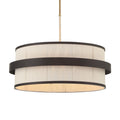 Harbor Wrap Six Light Pendant in Dark Bronze