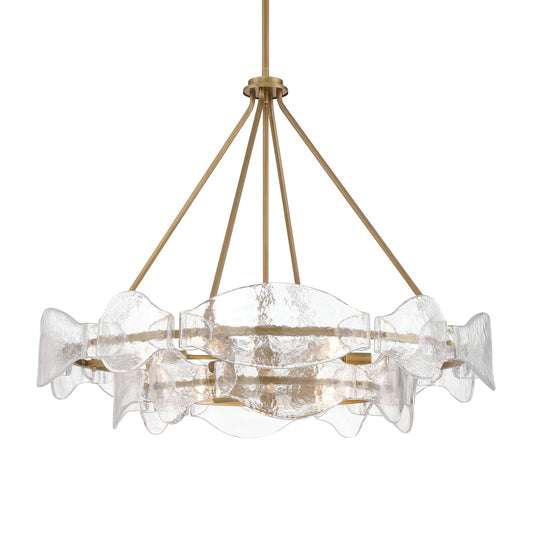 Elora 12 Light Pendant in Legacy Brass