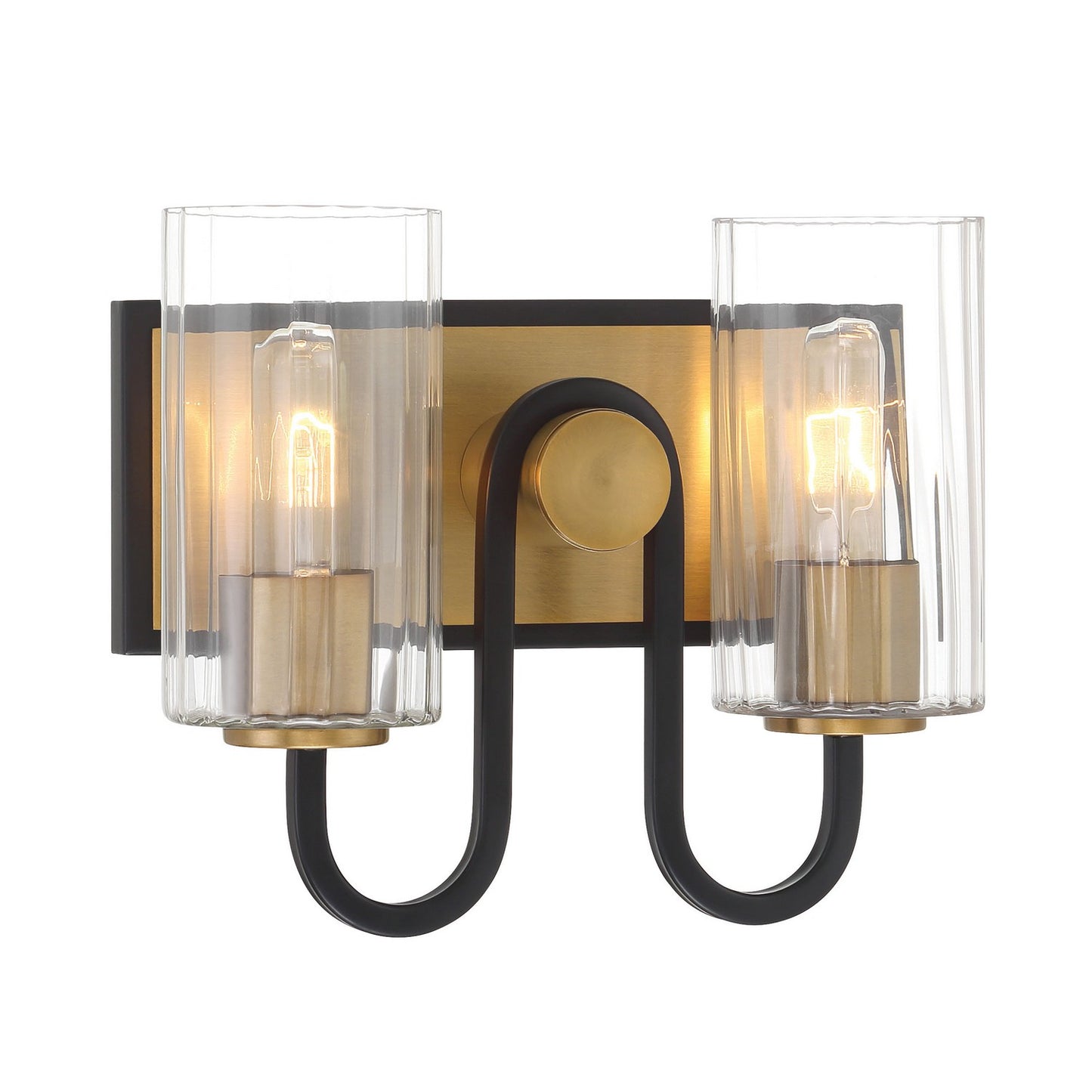Orla Two Light Vanity in Legacy Brass