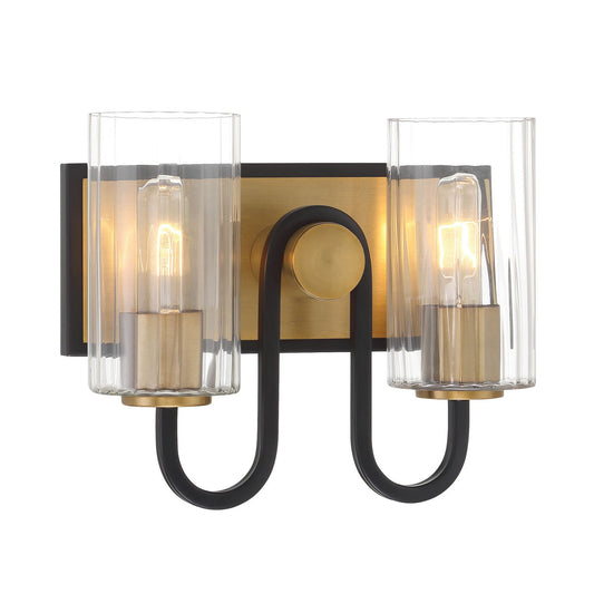 Orla Two Light Vanity in Legacy Brass
