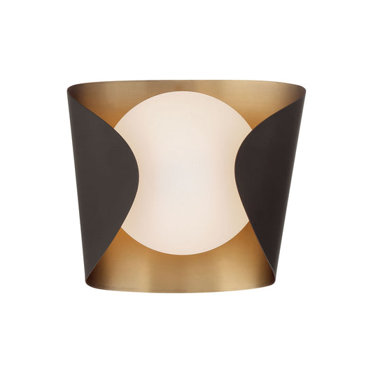 Flare One Light Vanity in Dark Bronze