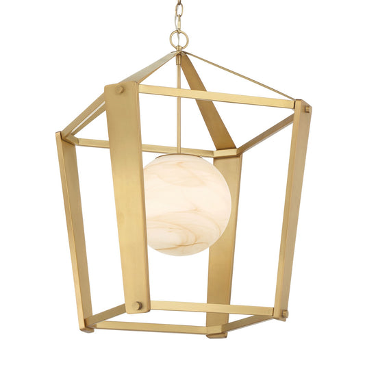 Pendant One Light Pendant in Legacy Brass