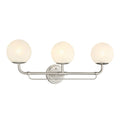 Whitehall Three Light Vanity in Brushed Nickel
