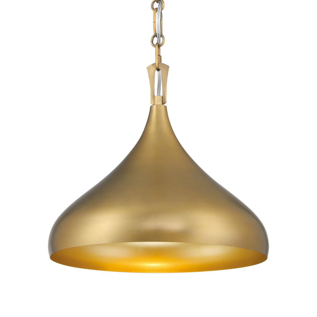 Cedar Lane One Light Pendant in Legacy Brass