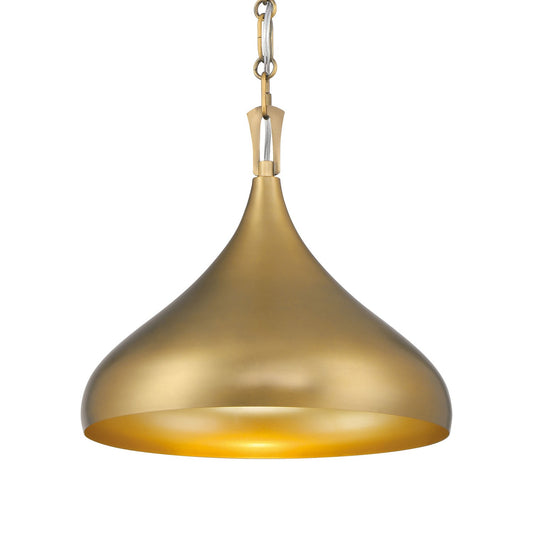 Cedar Lane One Light Pendant in Legacy Brass