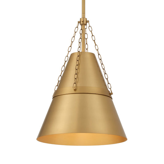 Springfield One Light Pendant in Legacy Brass